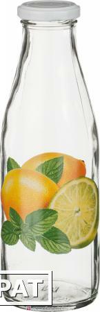 Фото Бутылка с крышкой лимоны 250 mл. без упаковки