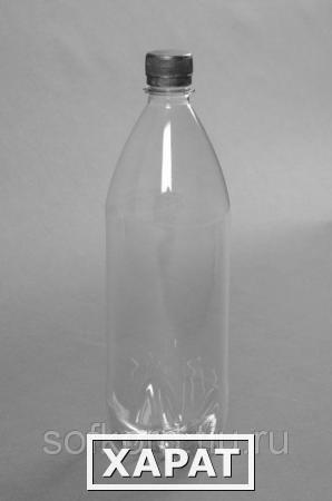 Фото Бутылка пластиковая ПЭТ- 0,500 мл прозрачная горло д-28мм (200 штук) с крышкой