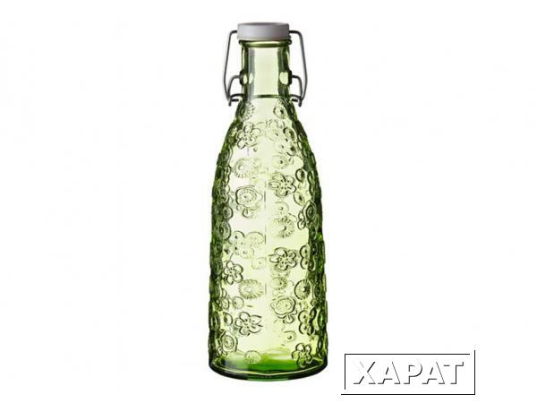 Фото Бутылка "флора" 950 мл. зеленая без упаковки Vidrios San (600-490)