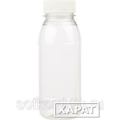Фото Бутылка пластиковая ПЭТ- 0,300 мл прозрачная горло д-38мм (200 штук) с крышкой