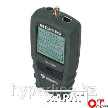 Фото Кабельные тестеры (СКС) Greenlee Сетевой тестер NETcat Pro NC-500 Greenlee 23639