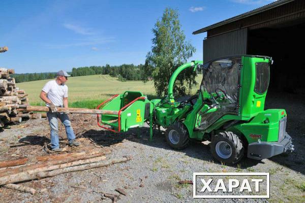 Фото Гидравлический измельчитель веток навесной на погрузчик Greenmech ECO 150 TMP HYD