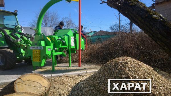 Фото Гидравлический измельчитель веток навесной на погрузчик Greenmech ECO 150 TMP HYD