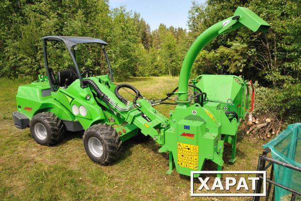 Фото Гидравлический измельчитель веток навесной на погрузчик Greenmech ECO 150 TMP HYD