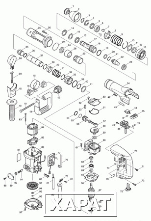 Фото Makita Штекер для HM0860C отбойный молоток Makita HM0860C рис.(76)