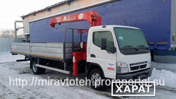 Фото Кран манипулятор MITSUBISHI FUSO Canter FE85DJ