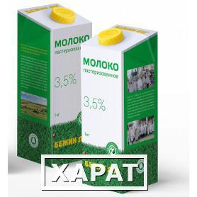 Фото Молоко "Бежин Луг" 3,5% 1,0 кг