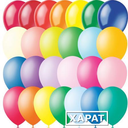 Фото Воздушные шары цветные без надписи