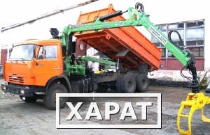 Фото Самосвал сельхозник КамАЗ 53229 с г/м ЛВ-185-14. Самосвальный кузов с 3-х сторонней разгрузкой