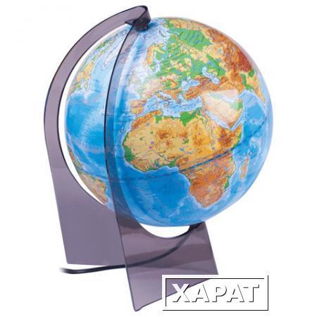 Фото Глобус физический, диаметр 210 мм (Россия), с подсветкой