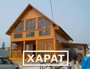 Фото Строительство домов из клееного бруса в Иркутске.