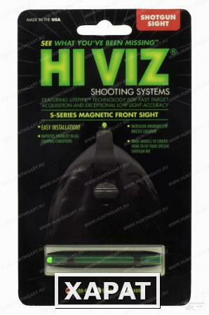 Фото Оптоволоконная мушка Hiviz Мушки 4,2-6,7 мм Цвет Зеленый