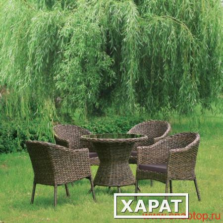 Фото Комплект плетеной мебели RT-A52 Brown 4Pcs