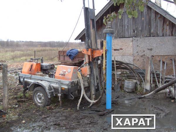 Фото Бурения скважин на воду в Саратове. МГБУ в трудно доступных местах.