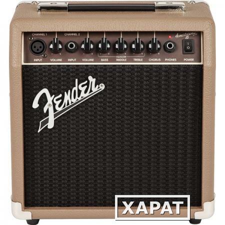 Фото Гитарный комбоусилитель Fender ACOUSTASONIC 15 COMBO