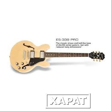 Фото Гитара полуакустическая Epiphone ES-339 PRO Natural