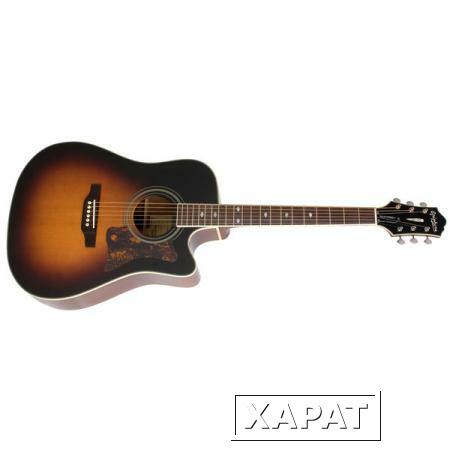 Фото Гитара электроакустическая Epiphone MASTERBILT DR-500MCE Vintage Sunburst