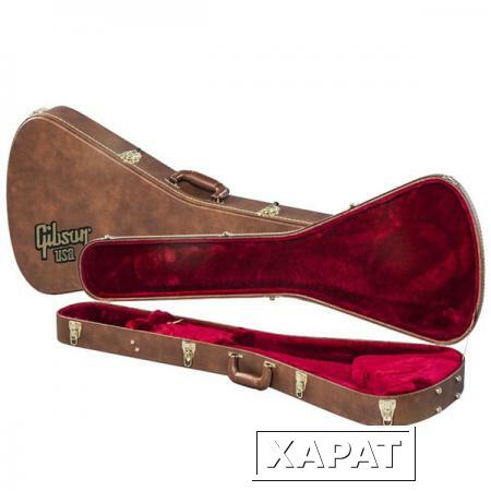 Фото Чехол для гитары Gibson Hard Shell Case FLYING V Historic Brown