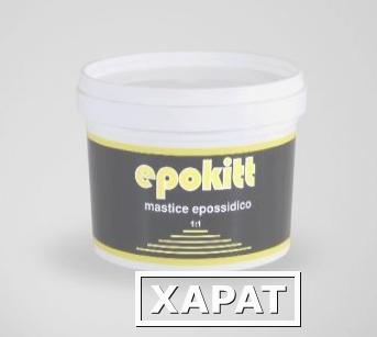 Фото Эпоксидная мастика двухкомпонентная (whiteglass) Tixo Epokitt Epoxy Mastic белая 1кг