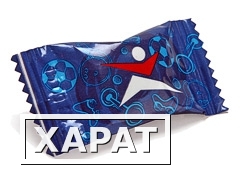 Фото Фирменные мятные драже и жевательная резинка с логотипом