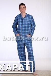 Фото Мужская фланелевая пижама