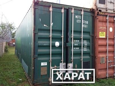 Фото 40 фут контейнер железнодорожный металлический sea box