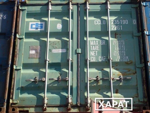 Фото Sea box 20 футов контейнер железнодорожный