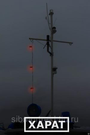 Фото Гирлянда три красных круговых огня (сертификар РРР)