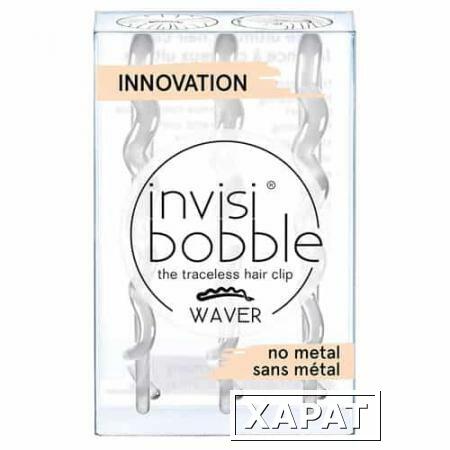 Фото Заколки для волос invisibobble Заколка invisibobble WAVER Crystal Clear