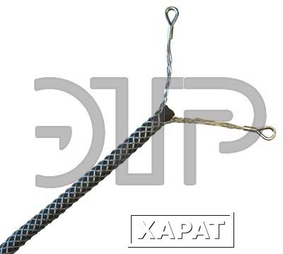 Фото Кабельный чулок для протяжки кабеля 150-180мм с двумя петлями КЧС180/2