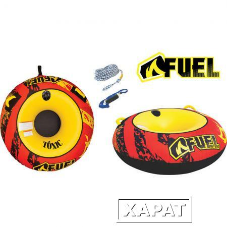 Фото FUEL Водный буксировочный баллон FUEL Toxic tox54set 54'' c буксировочным тросом и ножной помпой