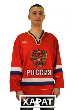 Фото Хоккейный свитер Сборная России красный