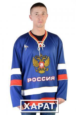 Фото Хоккейный свитер Сборная России синий