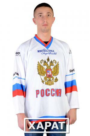 Фото Хоккейный свитер Сборная России 14-15 (белый)