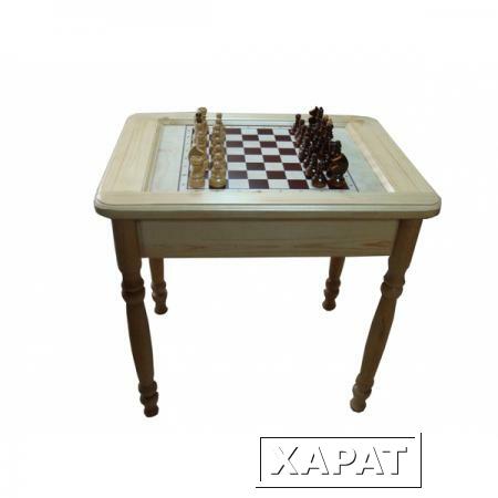 Фото Шахматный стол гроссмейстерский с фигурами