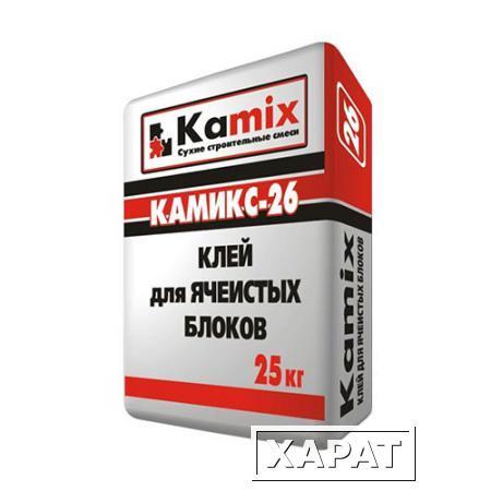 Фото Клей для газобетона и твинблоков "Камикс-26" 25кг