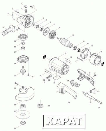 Фото Резистор плавного пуска MAKITA 9047/9049/9067/9069