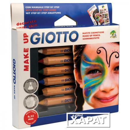 Фото Набор GIOTTO 470200 MAKE UP CLASSIC Карандаши 6 цв для грима