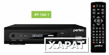 Фото PERFEO PERFEO PF-168-1-IN DVB-T2 приставка для цифрового TV/DolbyDigital/HDMI внутренний блок питания