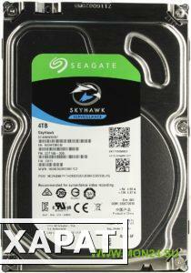 Фото HDD 4000 GB (4 TB) SATA-III SkyHawk (ST4000VX007): Жесткий диск (HDD) для видеонаблюдения