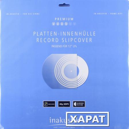 Фото Конверт для виниловых пластинок Inakustik Premium LP Sleeves Record Slipcover