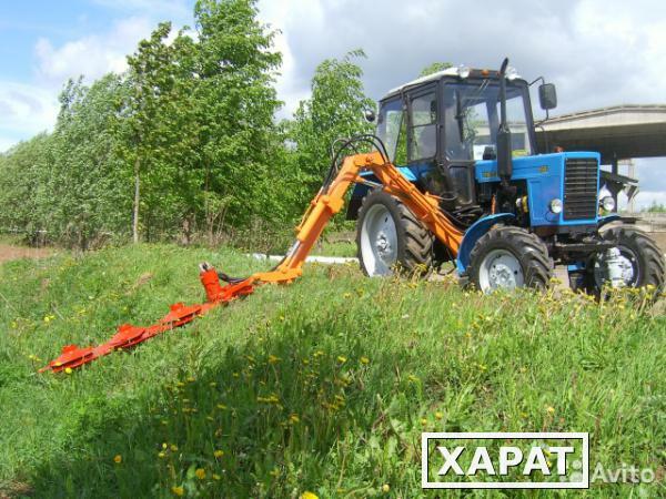 Фото Услуги по скосу травы роторной косилкой. Трактор МТЗ-82