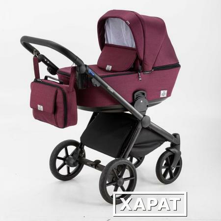 Фото Коляска 2 в 1 BeBe-mobile Cezaro бордовая