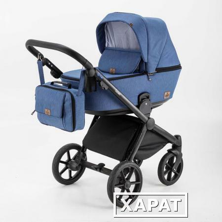 Фото Коляска 2 в 1 BeBe-mobile Cezaro синяя