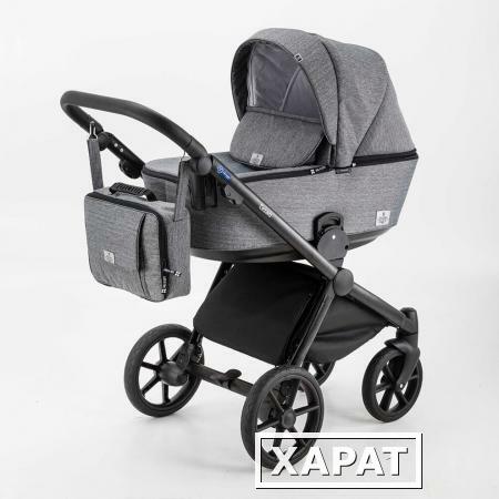 Фото Коляска 2 в 1 BeBe-mobile Cezaro серая