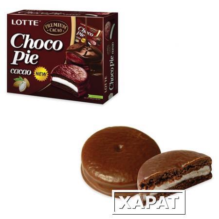 Фото Печенье LOTTE "Choco Pie Cacao" ("Чоко Пай Какао")
