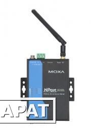 Фото NPort W2150A. 1-портовый сервер RS-232/422/485 в беспроводный Ethernet Wi-Fi IEEE 802.11a/b/g