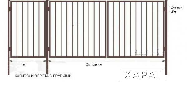 Фото Ворота и калитки с бесплатной доставкой.
