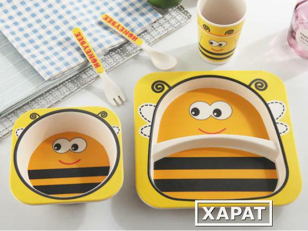 Фото Набор детской посуды из бамбука Bamboo Ware Kids Set 