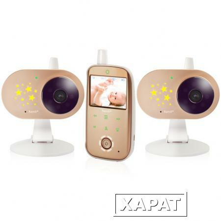 Фото Видеоняня с двумя камерами и монитором дыхания Ramili Baby RV1200X2SP